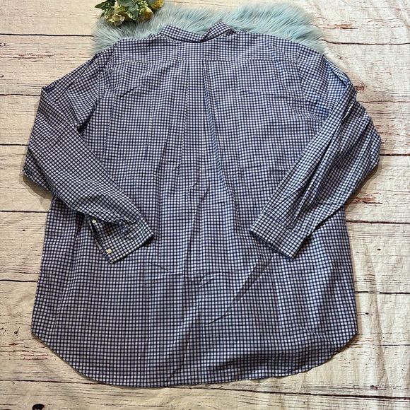 Ralph Lauren Blue Pink Check Button Down Shirt sz 4XLT - Picture 11 of 11
